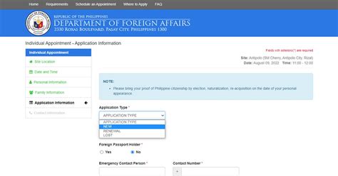 www.passport.gov.ph appointment renewal